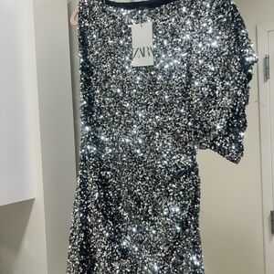 Zara Sequin Mini Dress